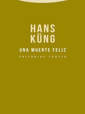 cover image of Una muerte feliz